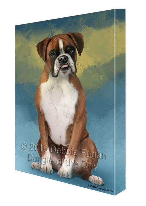 Boxers Dog Canvas Wall Art