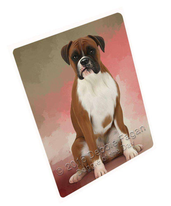 Boxers Dog Large Refrigerator / Dishwasher Magnet D107