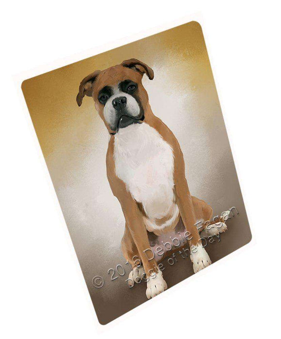 Boxers Dog Large Refrigerator / Dishwasher Magnet D112