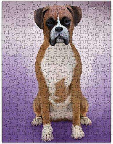 Boxers Dog Puzzle with Photo Tin D050