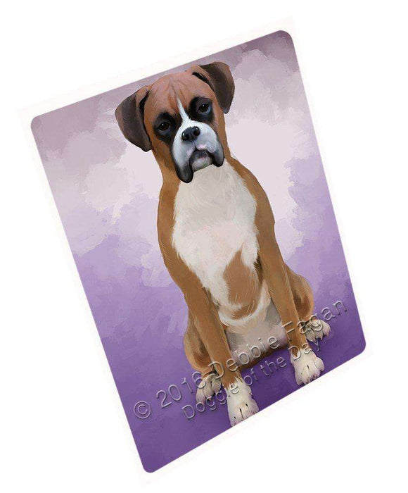 Boxers Dog Tempered Cutting Board CB055