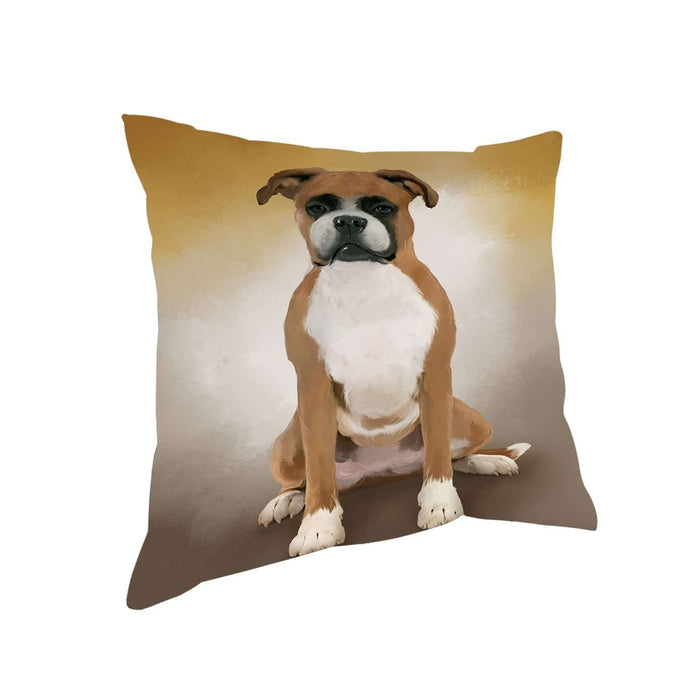 Boxers Dog Throw Pillow D287