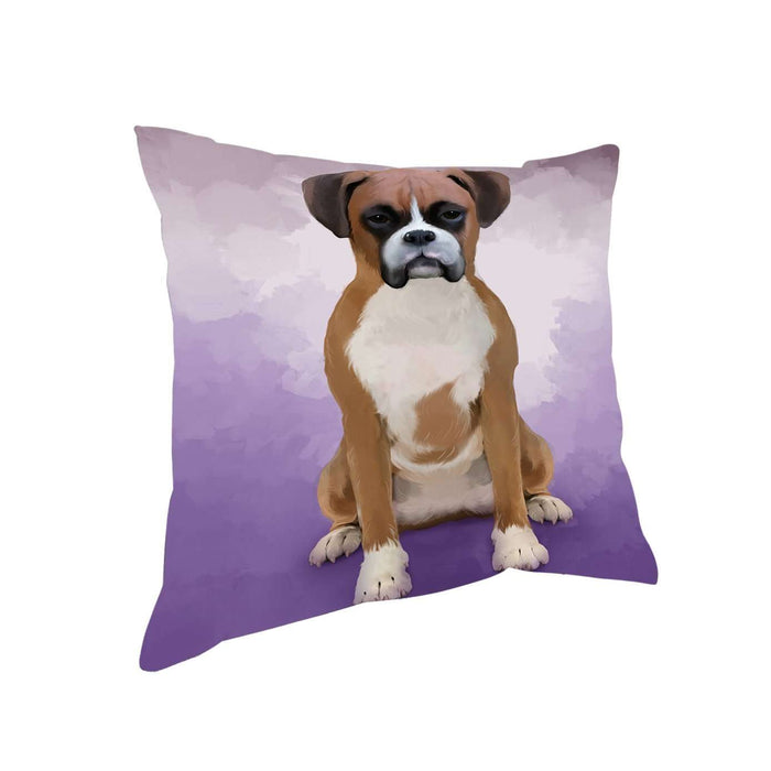 Boxers Dog Throw Pillow D288