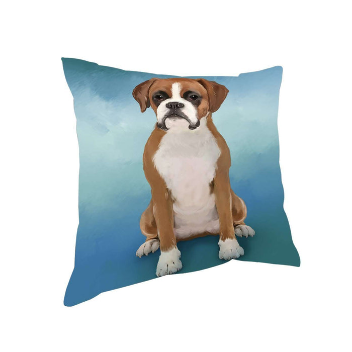 Boxers Dog Throw Pillow D289