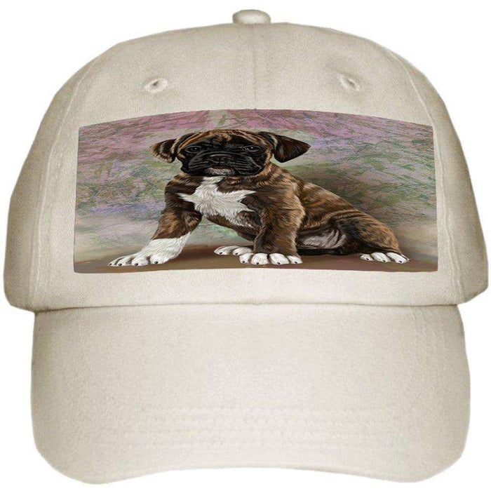 Boxers Puppy Dog Ball Hat Cap