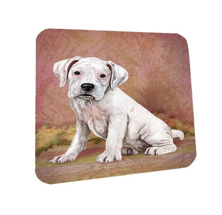 Boxers Puppy Dog Coasters Set of 4