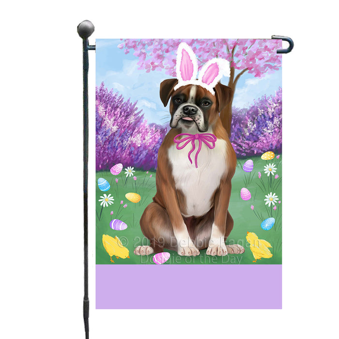 Personalized Easter Holiday Boxer Dog Custom Garden Flags GFLG-DOTD-A58782