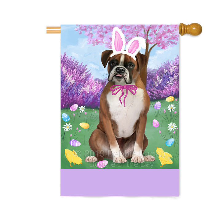 Personalized Easter Holiday Boxer Dog Custom House Flag FLG-DOTD-A58838