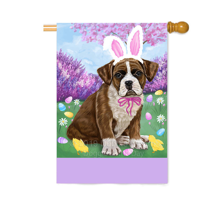 Personalized Easter Holiday Boxer Dog Custom House Flag FLG-DOTD-A58840