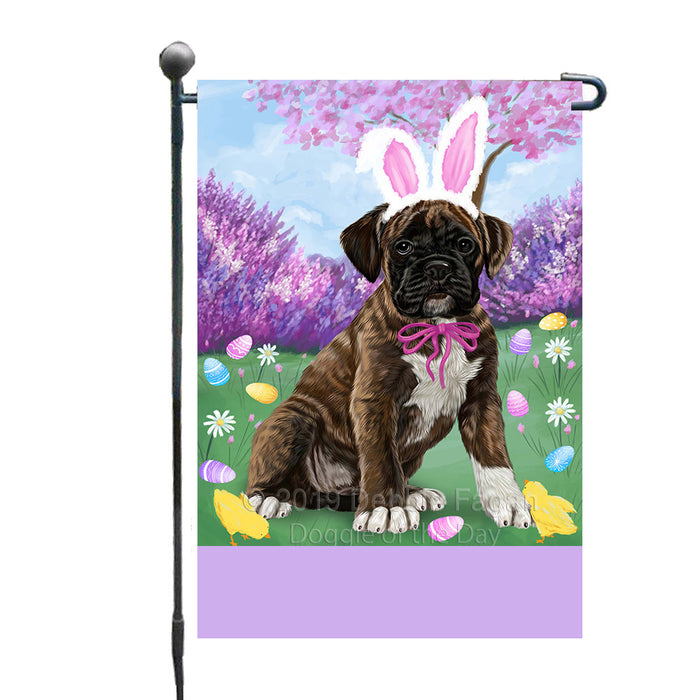 Personalized Easter Holiday Boxer Dog Custom Garden Flags GFLG-DOTD-A58785