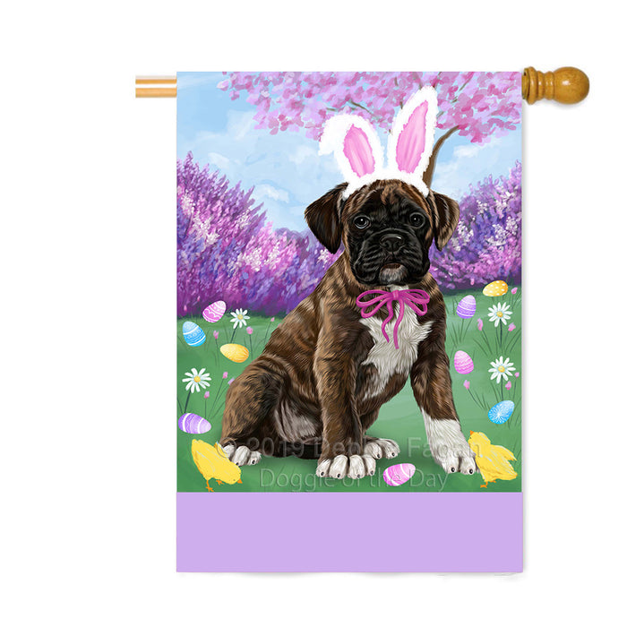 Personalized Easter Holiday Boxer Dog Custom House Flag FLG-DOTD-A58841