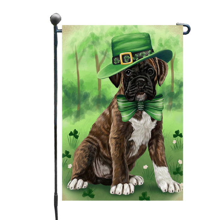 St. Patrick's Day Boxer Dog Garden Flags Outdoor Decor for Homes and Gardens Double Sided Garden Yard Spring Decorative Vertical Home Flags Garden Porch Lawn Flag for Decorations GFLG68569