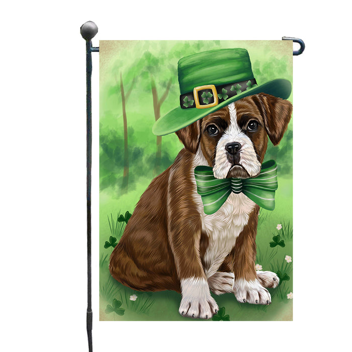 St. Patrick's Day Boxer Dog Garden Flags Outdoor Decor for Homes and Gardens Double Sided Garden Yard Spring Decorative Vertical Home Flags Garden Porch Lawn Flag for Decorations GFLG68571