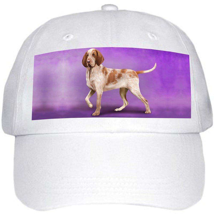 Bracco Italiano Dog Ball Hat Cap Off White