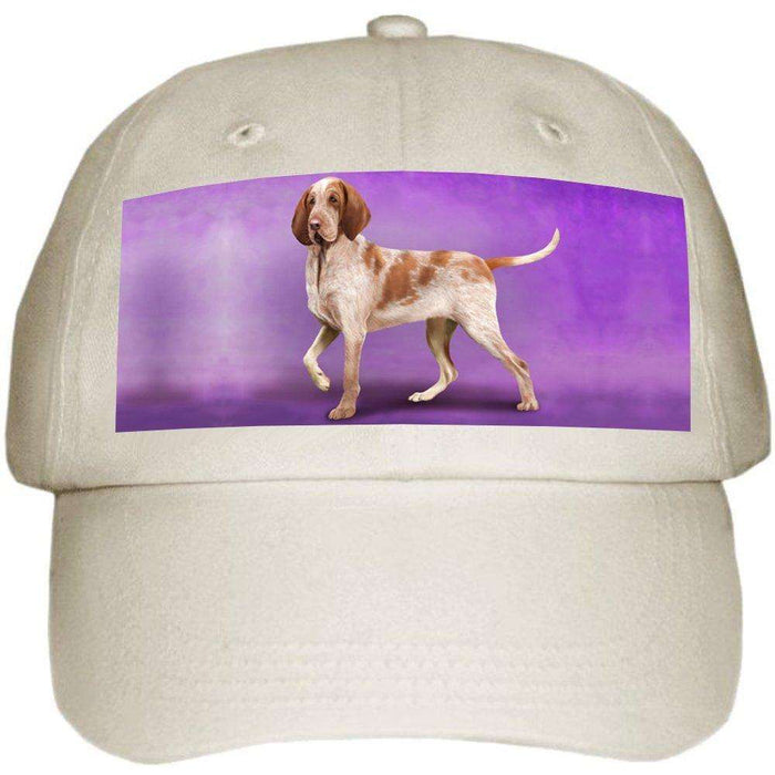 Bracco Italiano Dog Ball Hat Cap Off White