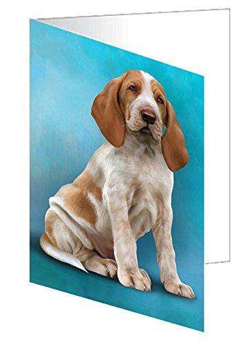Bracco Italiano Dog Handmade Artwork Assorted Pets Greeting Cards and Note Cards with Envelopes for All Occasions and Holiday Seasons