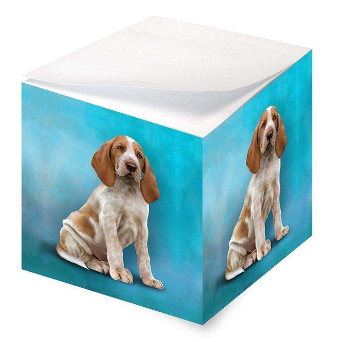 Bracco Italiano Dog Note Cube