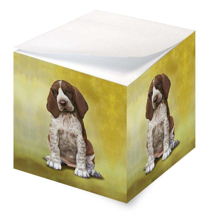 Bracco Italiano Dog Note Cube