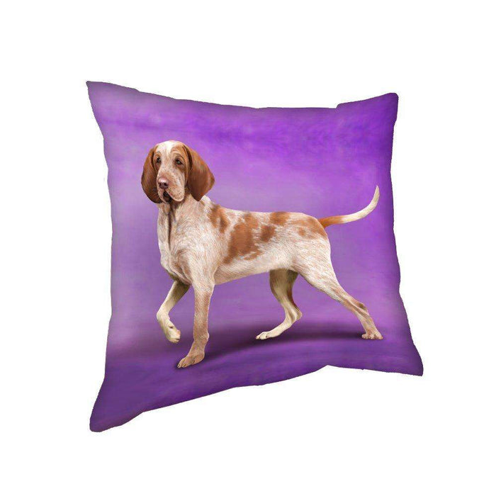 Bracco Italiano Dog Throw Pillow