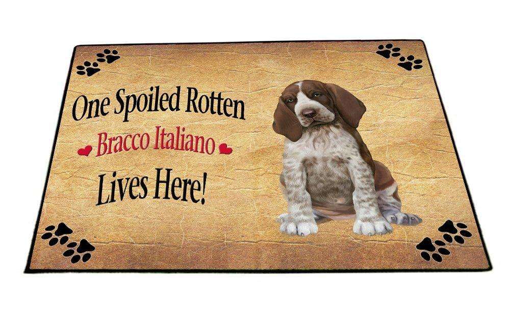 Bracco Italiano Puppy Spoiled Rotten Dog Indoor/Outdoor Floormat