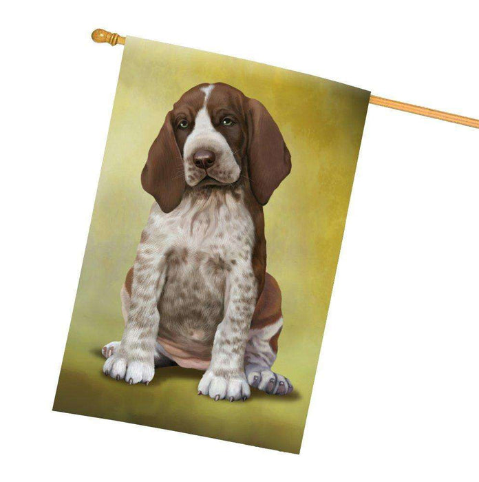 Braco Italiano Puppy Dog All Weather House Flag