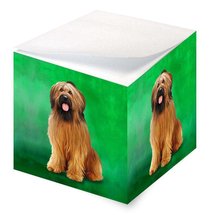 Briard Dog Note Cube