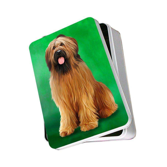Briard Dog Photo Storage Tin