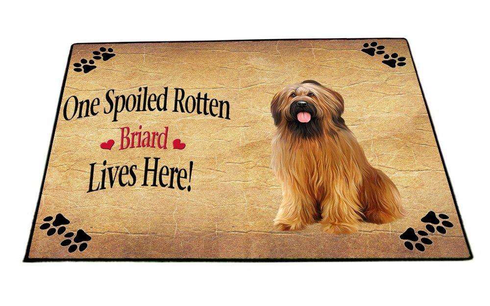 Briard Spoiled Rotten Dog Indoor/Outdoor Floormat