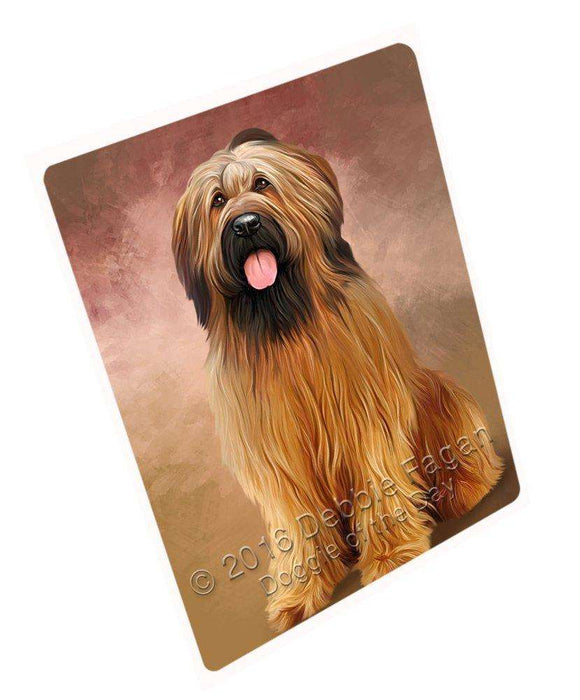 Briards Dog Large Refrigerator / Dishwasher Magnet D118