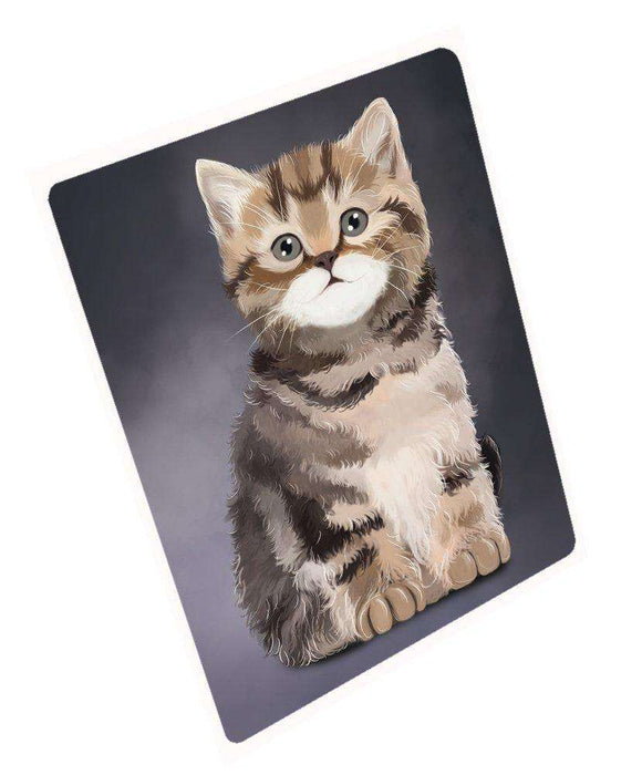 British Kitten Cat Large Refrigerator / Dishwasher Magnet 11.5" x 17.6"