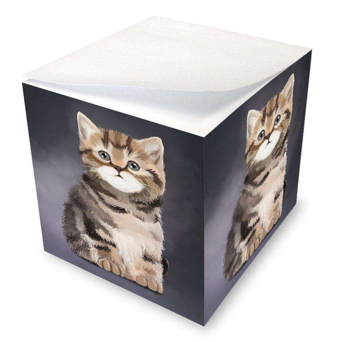 British Kitten Cat Note Cube