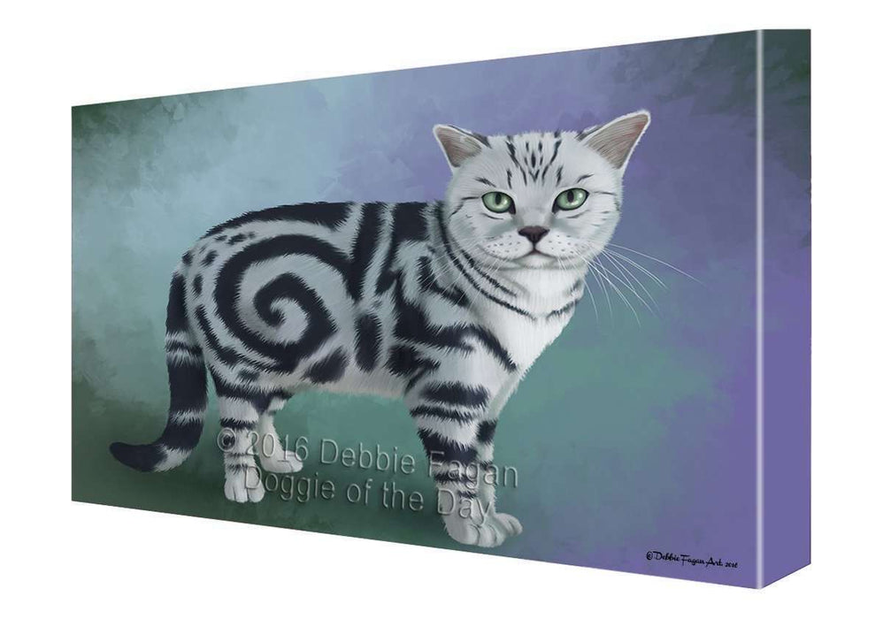 British Shorthair Cat Canvas Wall Art CV061