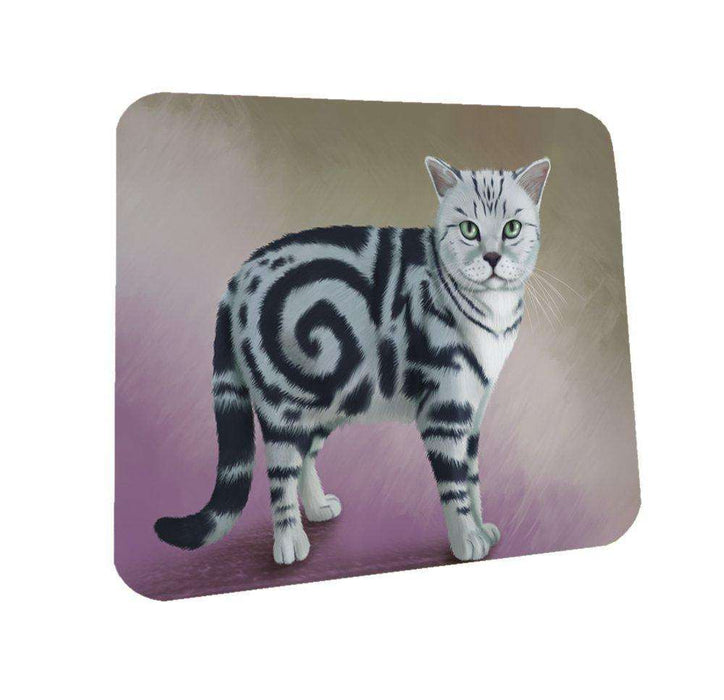 British Shorthair Cat Coasters Set of 4