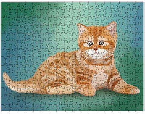 British Shorthair Cat Puzzle with Photo Tin D057