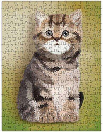 British Shorthair Cat Puzzle with Photo Tin D058