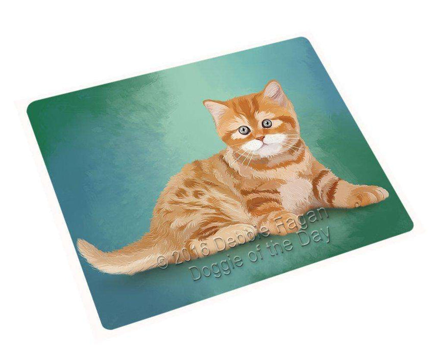 British Shorthair Cat Tempered Cutting Board CB058