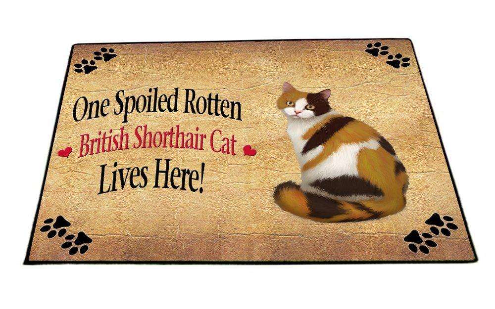 British Shorthair Spoiled Rotten Cat Indoor/Outdoor Floormat