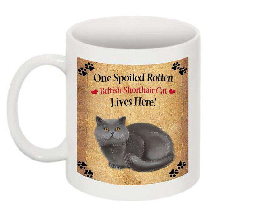 British Shorthair Spoiled Rotten Cat Mug