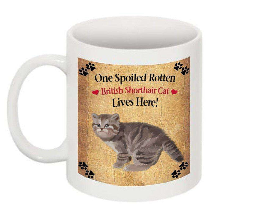 British Shorthair Spoiled Rotten Cat Mug