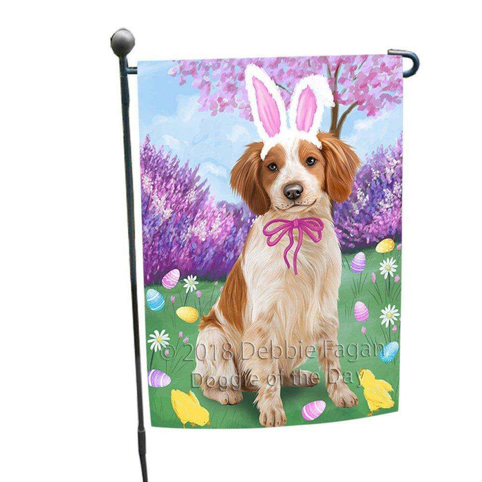 Brittany Spaniel Dog Easter Holiday Garden Flag GFLG48978