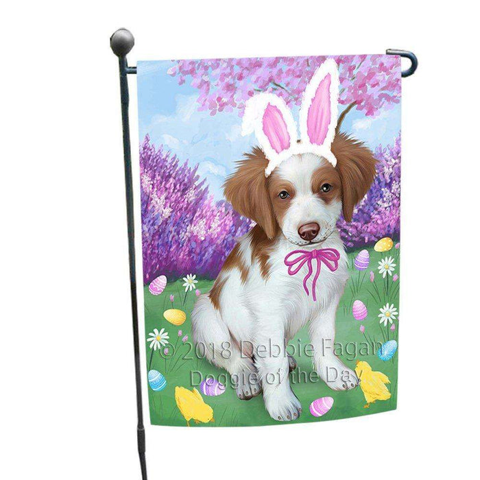 Brittany Spaniel Dog Easter Holiday Garden Flag GFLG48980