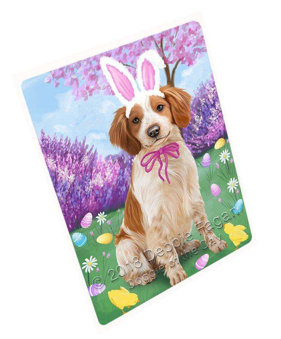 Brittany Spaniel Dog Easter Holiday Large Refrigerator / Dishwasher Magnet RMAG54150
