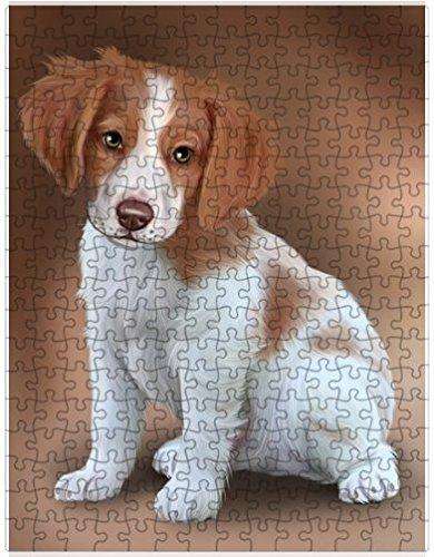 Brittany Spaniel Dog Puzzle with Photo Tin D647
