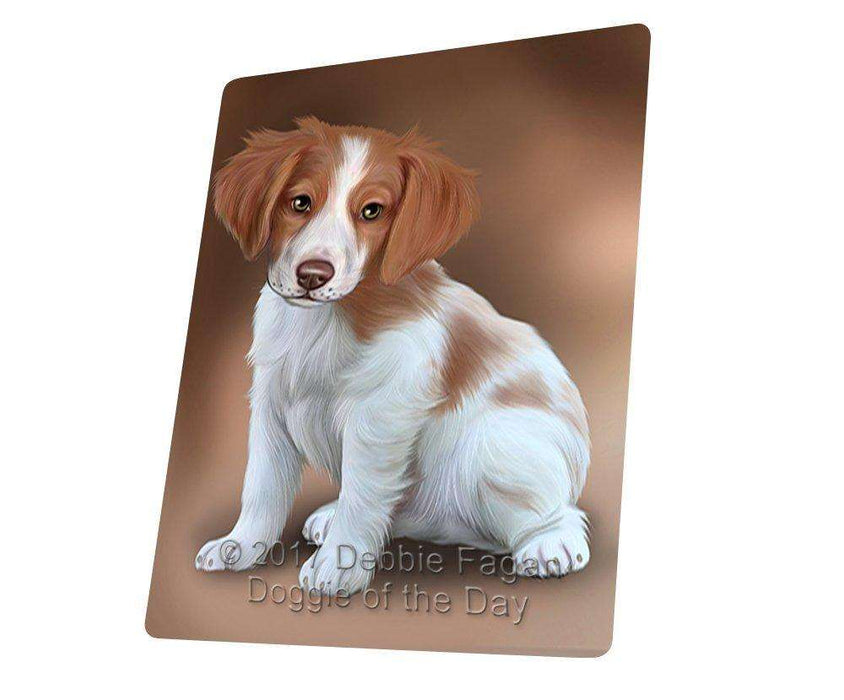 Brittany Spaniel Dog Tempered Cutting Board CB142