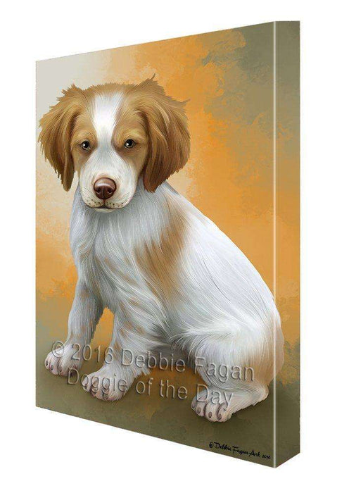 Brittany Spaniels Dog Canvas Wall Art CV064
