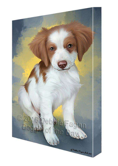Brittany Spaniels Dog Canvas Wall Art CV065