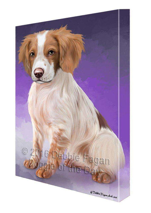Brittany Spaniels Dog Canvas Wall Art CV066
