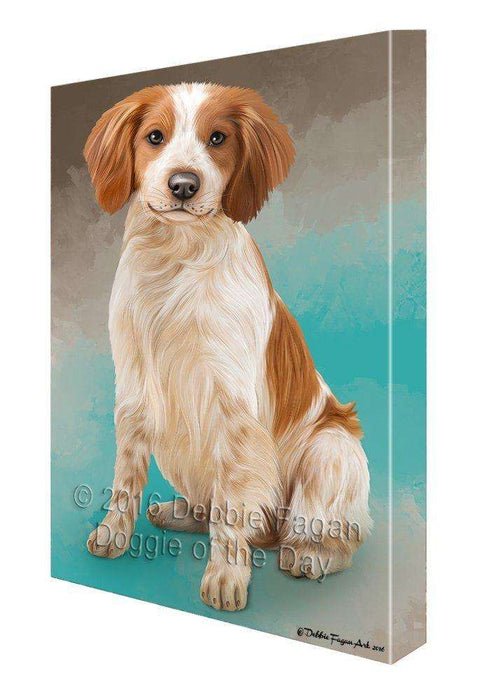 Brittany Spaniels Dog Canvas Wall Art CV067