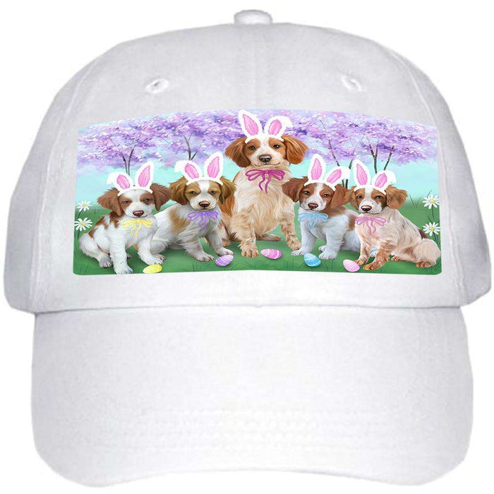 Brittany Spaniels Dog Easter Holiday Ball Hat Cap HAT50943