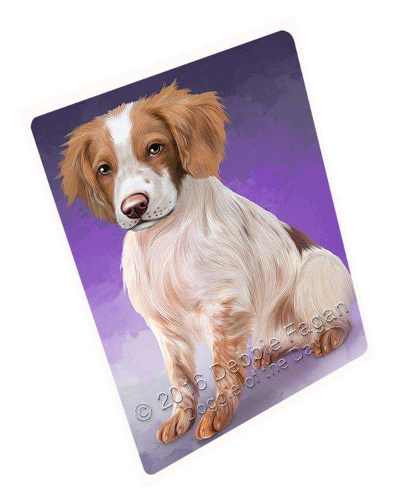 Brittany Spaniels Dog Tempered Cutting Board CB062